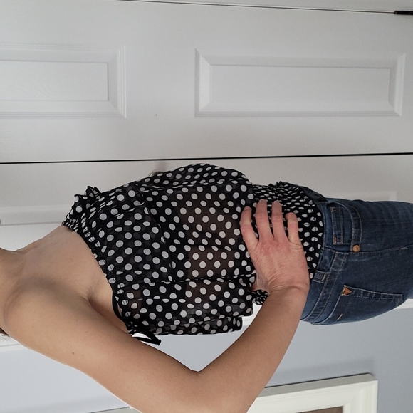 Vivace sheer strapless top - Picture 3 of 6